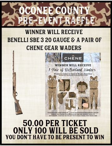 Event SOLD OUT - Oconee County Inaugural Conservation Banquet presented by Baseline Surveying & Engineering - SOLD OUT