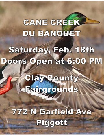 Event Cane Creek DU Membership Banquet - Piggott