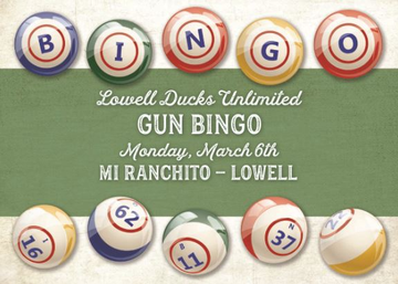 Event Lowell DU Gun Bingo 