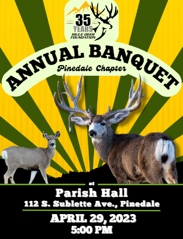 Event Pinedale, WY - Mule Deer Foundation Banquet