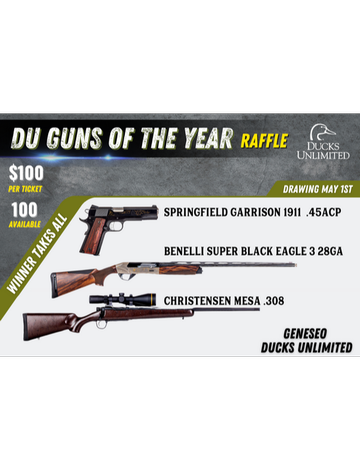 Event Guns of the Year Raffle- Geneseo- Sold Out