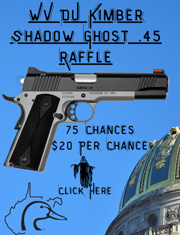 Event WV DU Kimber Shadow Ghost .45 Raffle!!