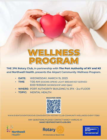 Event JFK Rotary Club Community Wellness Event