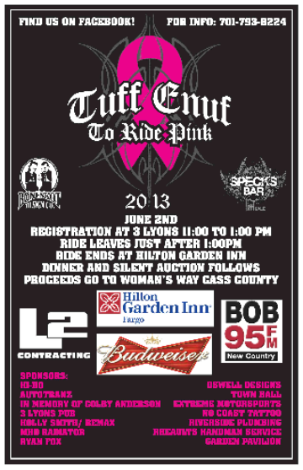 Event Tuff Enuf To Ride Pink