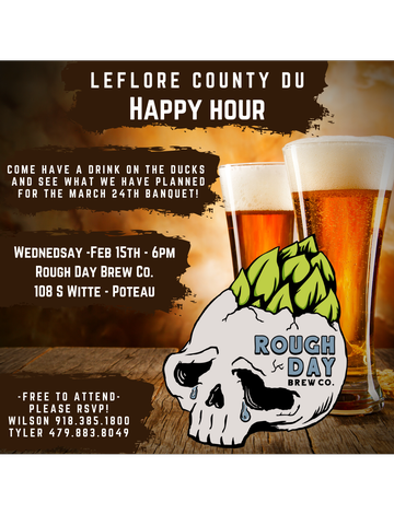 Event LeFlore County DU Happy Hour