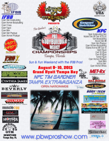 Event 2013 IFBB Pro Bodybuilding Weekly Championships