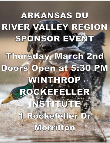 Event Arkansas DU River Valley Region Sponsor Appreciation Banquet - Morrilton