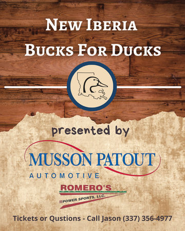 Event New Iberia Bucks for Ducks