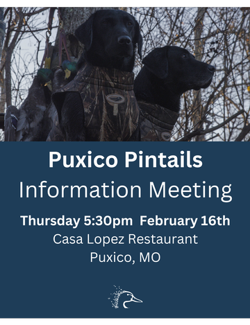 Event Puxico Pintails Information and Recruitment Event