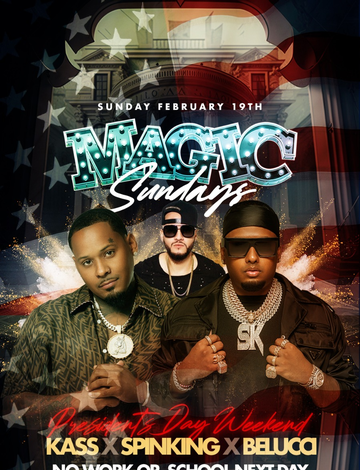 Event Magic Sundays Presidents Day Weekend DJ Spinking Live At 11:11 Lounge