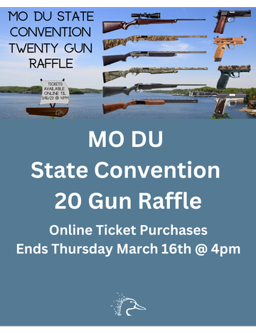 Event MO DU State Convention 20 Gun Raffle