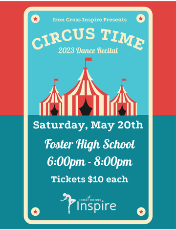 Event It's Circus Time Dance Recital