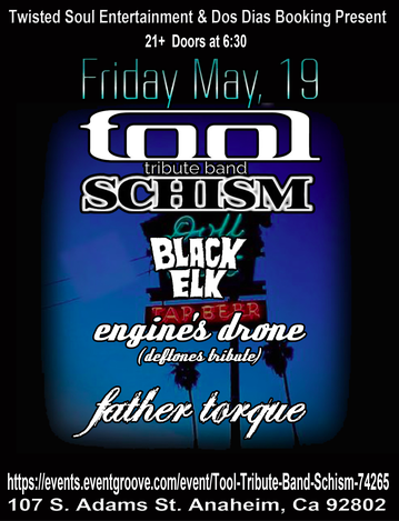 Event TOOL Tribute  Band SCHISM