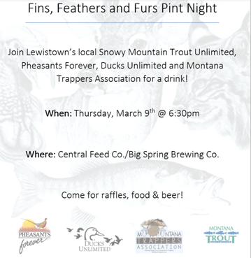 Event Fin, Feathers & Furs Pint Night