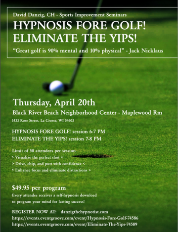 Event HYPNOSIS FORE GOLF!