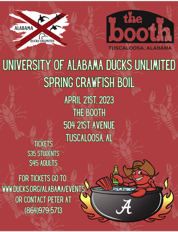 Event University of Alabama Crawfish Boil