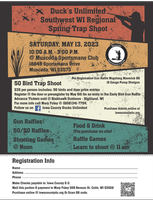 Wisconsin River Ducks Unlimited Trap Shoot: Sat, May 13, 2023