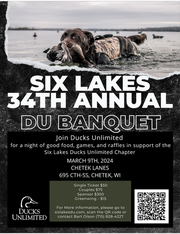 Event Six Lakes DU Chapter Dinner (Chetek)