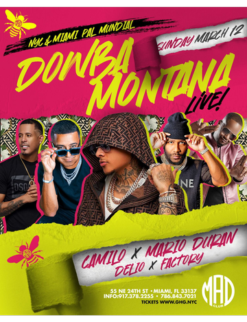 Event Official World Baseball Classic Party Dowba Montana Live With DJ Camilo At Mad Club