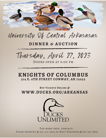 Event Univ. of Central AR DU Membership Banquet - Conway