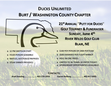 Event Burt/Washington County 21st Annual Putt for the Ducks