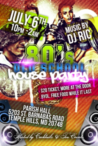 Event 80s Old School House Party