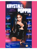 Krystall Poppin • Recording Artist & Social: Fri, Apr 14, 2023
