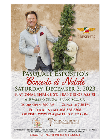Event Concerto di Natale with Italian Tenor Pasquale Esposito