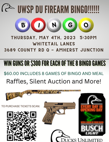 Event UWSP DU Firearm Bingo