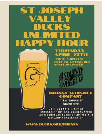 Event St Joseph Valley Ducks Unlimited Happy Hour