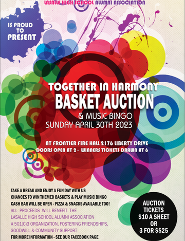 Event Together in Harmony Basket Auction & Music Bingo