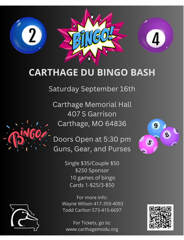 Event Carthage DU Bingo Bash