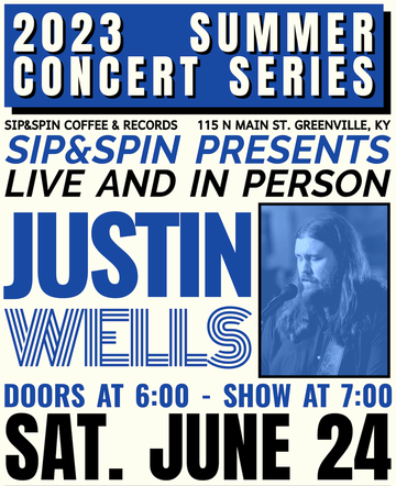 Event Justin Wells Live @ Sip&Spin