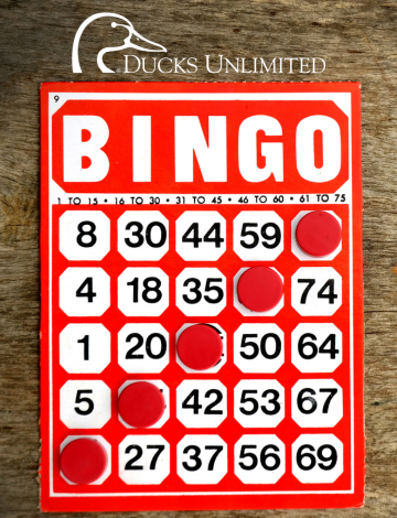 Event DeRidder Bingo for Boomsticks