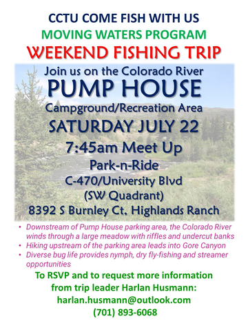 Event CCTU Moving Waters - Weekend Fishing Trip
