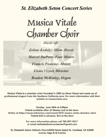 Event Musica Vitale Chamber Choir