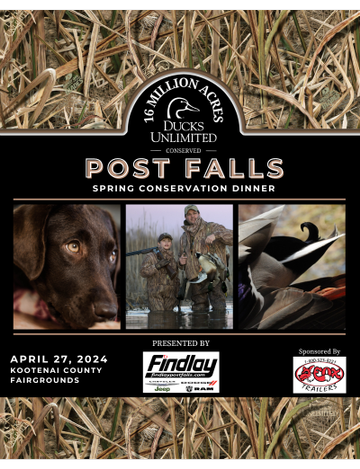 Event Post Falls Conservation Dinner - Presented by Findlay