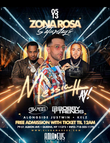 Event Zona Rosa Saturdays Messiah Live With DJ Bobby Trends At Amadeus Nightclub