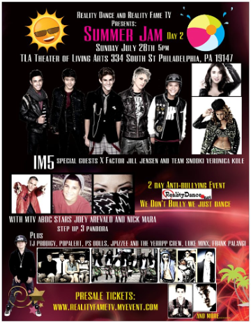 Event Reality Dance & Reality Fame TV:SUMMER JAM Day 1