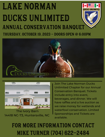 Event Lake Norman Ducks Unlimited Banquet