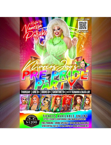 Event Marcos Jays Pre Pride Party 