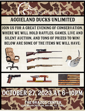 Event Aggieland Ducks Unlimited Dinner