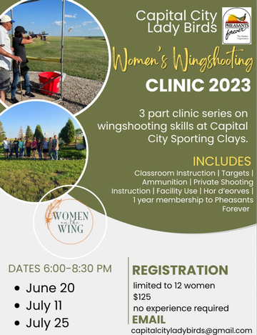 Event Women's Wing-shooting Clinic Series!