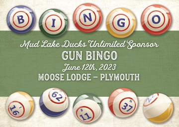 Event Mud Lake Ducks Unlimited Gun Bingo (Plymouth, IN)