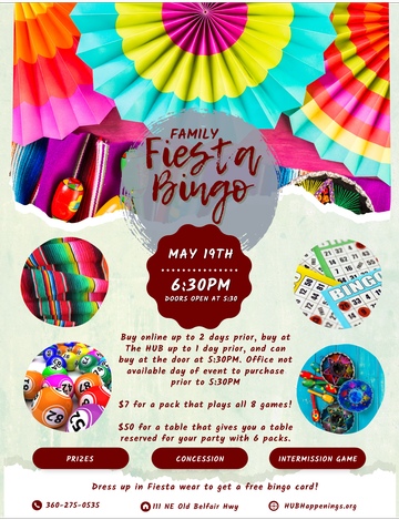 Event Fiesta Family Bingo