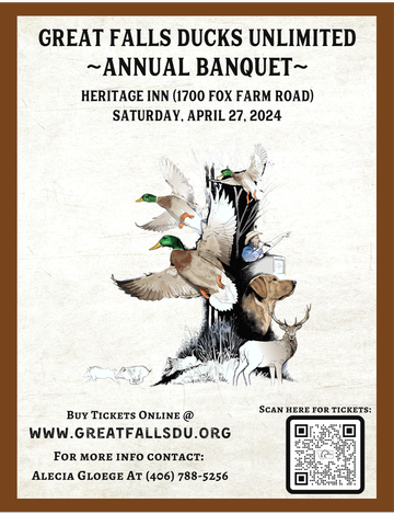 Event Great Falls Ducks Unlimited Annual Banquet