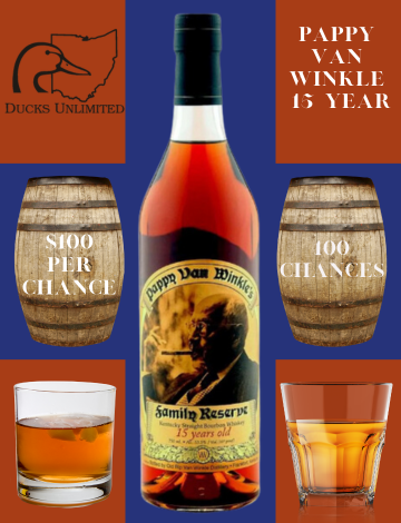 Event Ohio DU Pappy Van Winkle 15 Year Family Reserve Raffle!