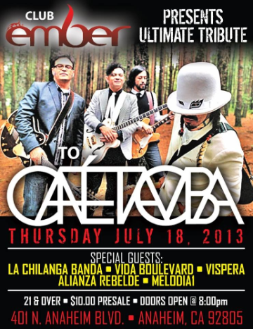 Event Ultimate tribute  to  CAFE TACVBA