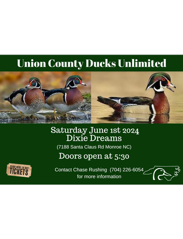 Event Union County Ducks Unlimited Dinner
