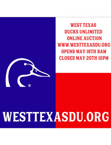 Event West Texas Ducks Unlimited Online Auction